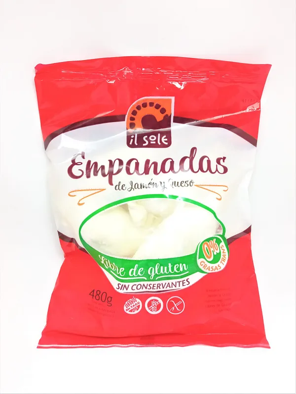 Empanadas de Jamon y Queso x 480 gr (Il Sole)