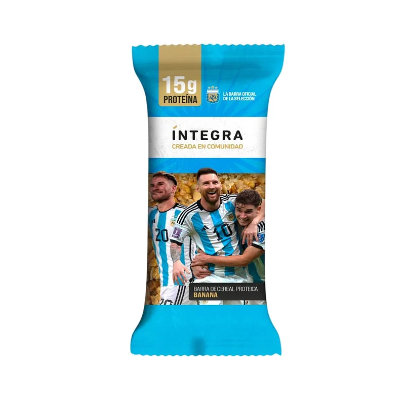 Barra de Cereal Proteica de Banana AFA x 43 gr (Integra)