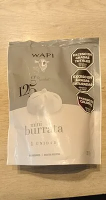 Mini Burrata x 125 gr (Wapi)