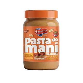 Pasta de Mani Natural x 380 gr (Dicomere)