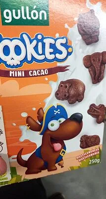 Galletitas Hookies Dibu Mini Cacao x 250 gr (Gullon)
