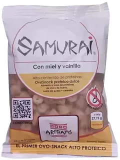 Ovo Snack con Miel y Vainilla x 100 gr (Samurai)