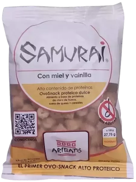 Ovo Snack con Miel y Vainilla x 100 gr (Samurai)