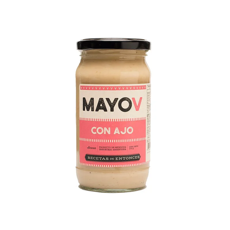 Mayonesa Vegana con Ajo x 270 gr (Mayov)