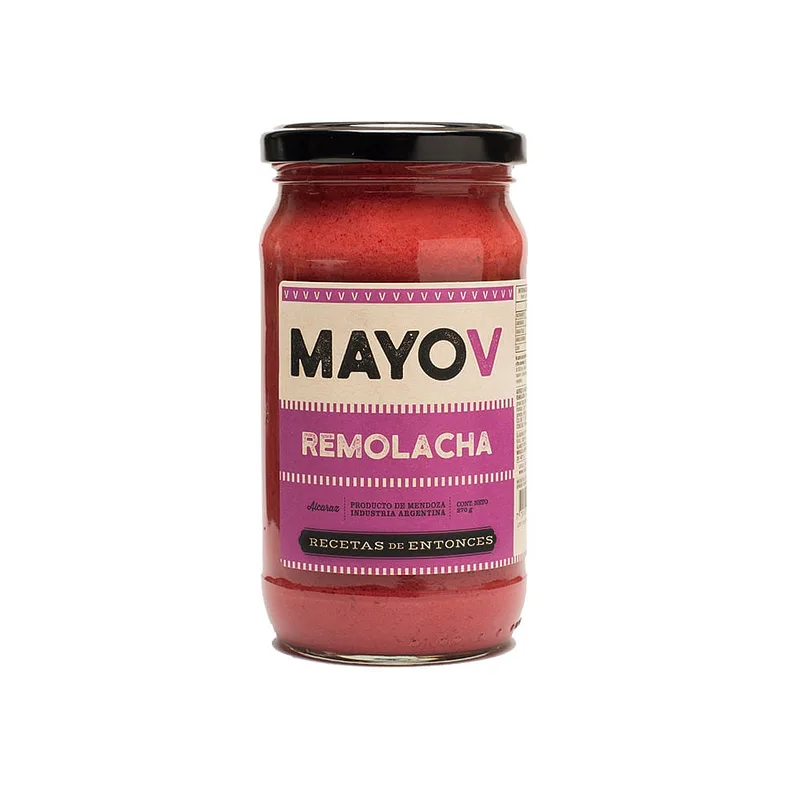 Mayonesa Vegana con Remolacha x 270 gr (Mayov)