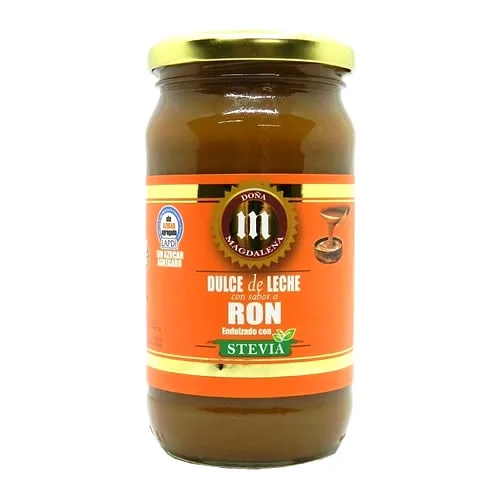 Dulce de Leche Sabor Ron con Stevia x 400 gr (Dona Magdalena)
