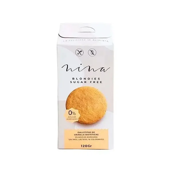 Galletitas Blondies Sin Azucar x 120 gr (Nina)