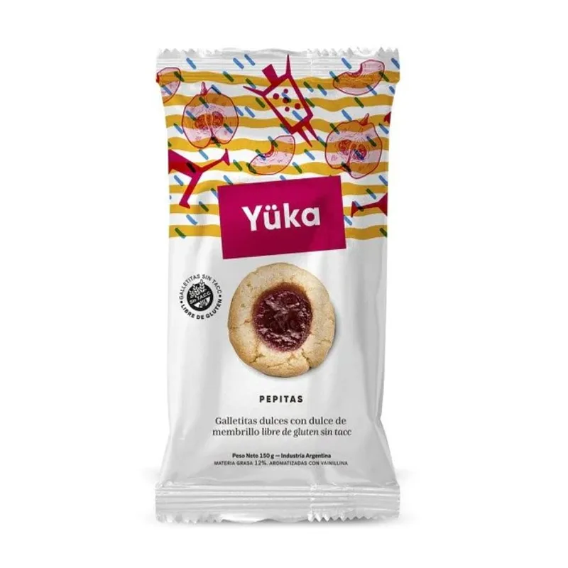 Galletitas Pepas de Membrillo x 150 gr (Yuka)