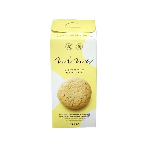 Galletitas de Limon y Jengibre x 120 gr (Nina)