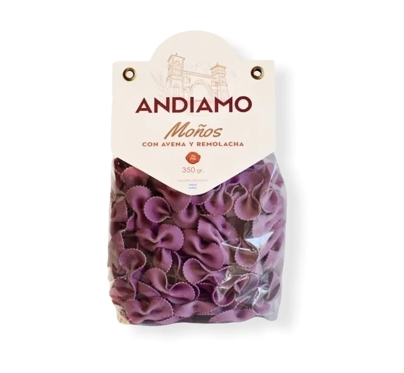 Fideos Monos de Avena y Remolacha x 350 gr (Andiamo)