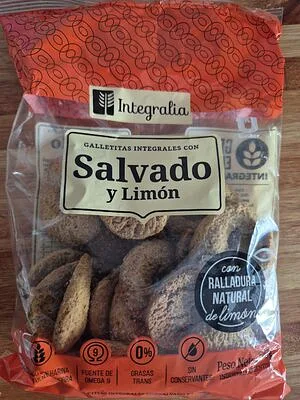 Galletitas Anillos Salvado y Limon x 200 gr (Integralia)