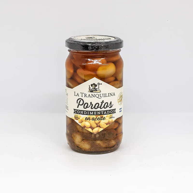 Porotos Condimentados en Aceite x 200 gr (La Tranquilina)
