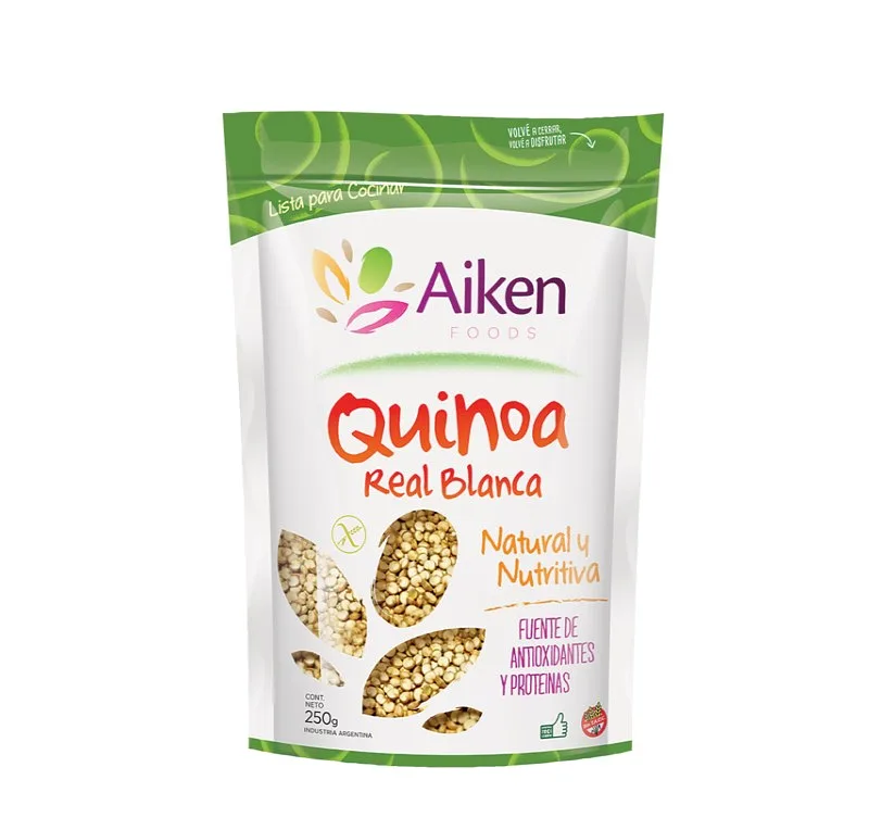 Semillas de Quinoa Real Blanca x 250 gr Envase Doypack (Aiken)