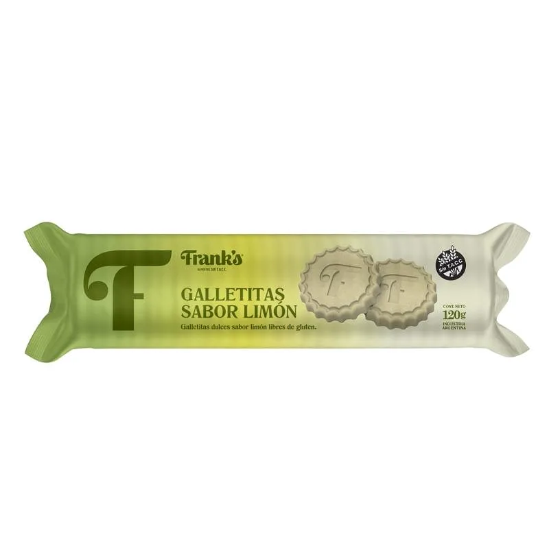 Galletitas de Limon sin Tacc x 120 gr (Franks)