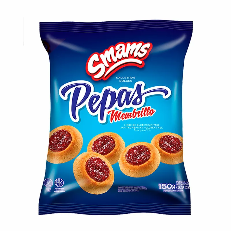 Pepas Smams con Dulce de Membrillo sin Tacc (Smams)