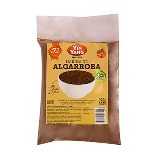 Harina de Algarroba x 250 gr x 10 u (Yin Yang)
