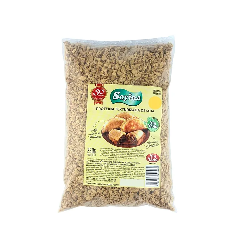 Proteina de Soja Texturizada Soyina x 250 gr (Yin Yang)