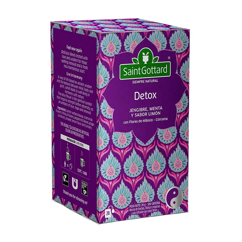 Infusion Detox x 20 u (Saint Gottard)