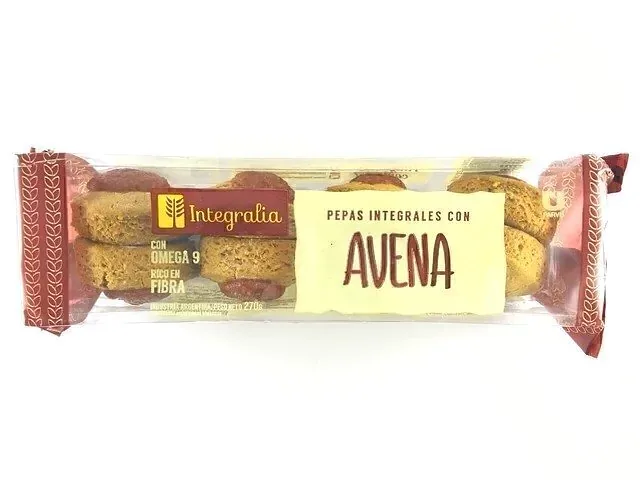 Pepas Integrales Avena x 270 gr (Integralia)