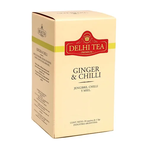 Delhi Tea Ginger y Chilli x 20 u (Delhi Tea)