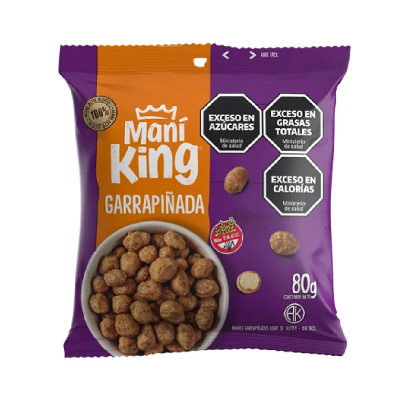 Garrapinada de Mani Sin TACC x 80 gr (Mani King)