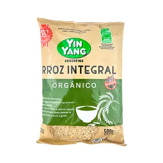 Arroz Integral Organico x 500 gr (Yin Yang)