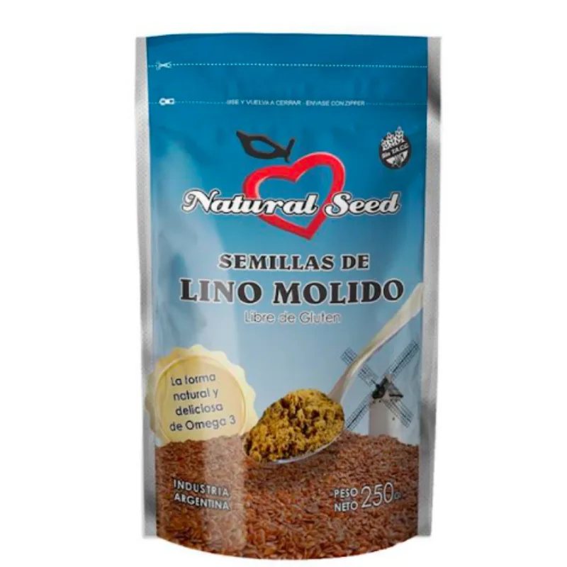 Semillas de Lino Molido x 250 gr (Natural Seed)