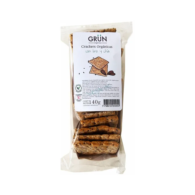 Crackers Organicas Grun x 140 gr (Grun)