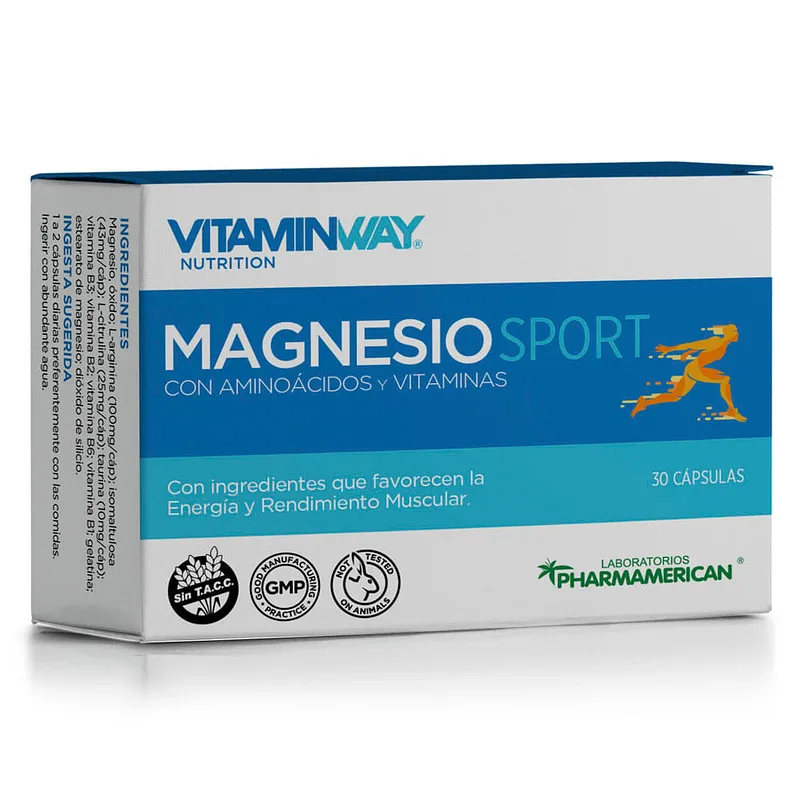 Magnesio Sport x 30 cap (Vitaminway)